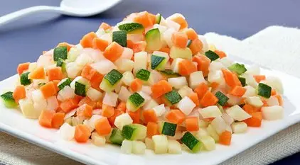 brunoise de légumes