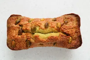 gâteau déformé dessus