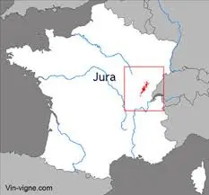 carte vignoble jura