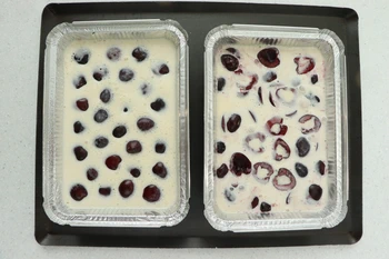 moules avec la pâte à clafoutis