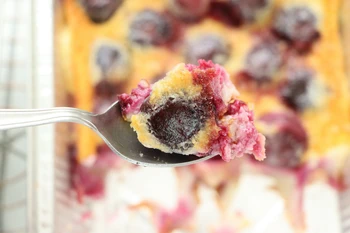 on goute clafoutis cerise entières