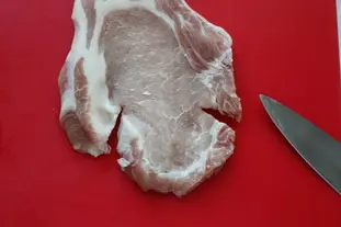 cotelette incision de l'anneau