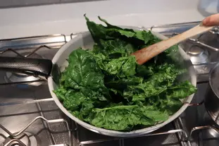 épinards pour une tombée