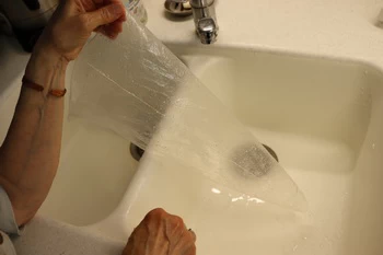 lavage poche étape 4