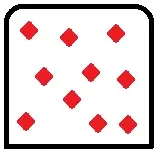 raisins régulièrement répartis