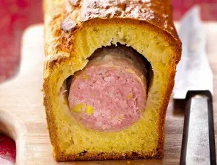 saucisse briochée avec cavernes