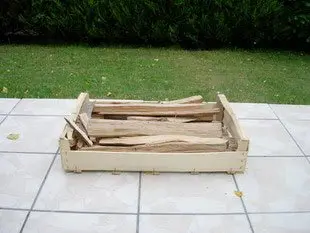 Four à pain : Bois après la chauffe