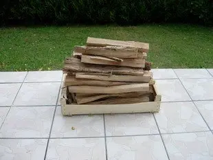 Four à pain : Bois avant chauffe