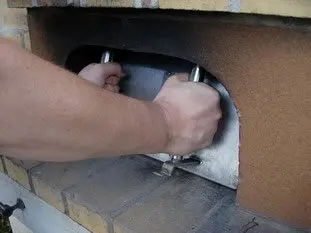 Fermeture porte four