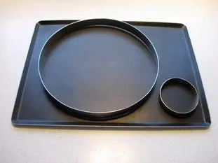 Cercle et moules à tartes