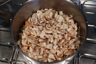 Duxelles de champignons : Étape 4