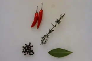 Huile pimentée : Étape 2