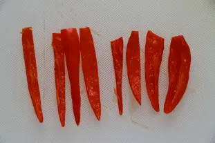 Huile pimentée : Étape 4