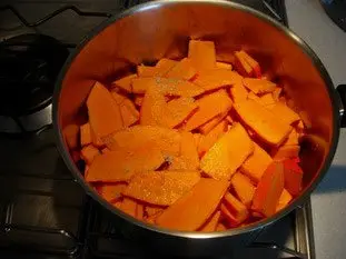 Purée de potimarron : Étape 1