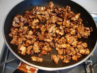 Noix caramélisées : Étape 4