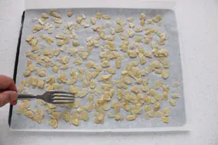 Amandes effilées grillées : Étape 2
