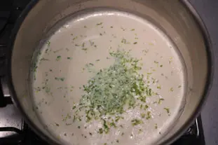 Crème pâtissière au citron vert : Étape 1