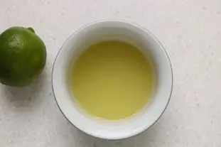 Crème pâtissière au citron vert : Étape 2