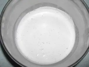 Crème chantilly : Étape 2