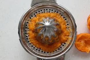 Crème chantilly à la clémentine : Étape 1