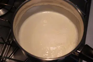 Crème anglaise au café : Étape 1
