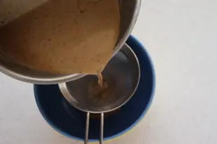 Crème anglaise au café : Étape 4