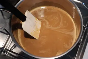 Crème anglaise au café : Étape 7