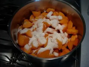 Compote d'abricots : Étape 2