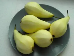 Compote de poire : Étape 1