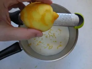 Crème pâtissière au citron : Étape 1