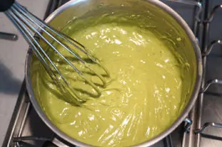 Crème pâtissière à la pistache : Étape 6