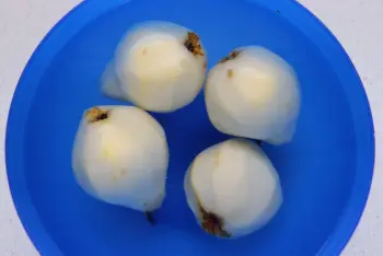 Poires pochées : Étape 2