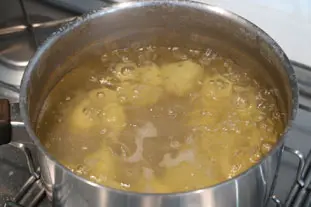 Purée de haricots verts : Étape 2