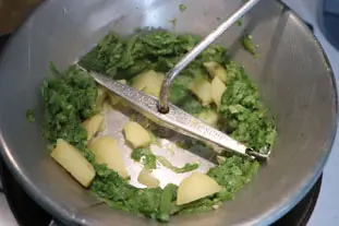 Purée de haricots verts : Étape 3