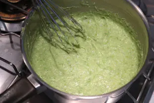 Purée de haricots verts : Étape 5
