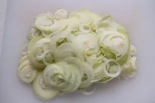 Fondue d'oignons : Étape 1