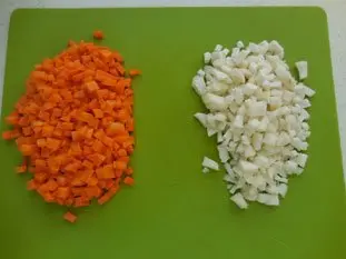 Macédoine de légumes : Étape 1