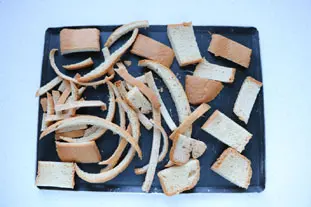 Chapelure maison : Étape 1