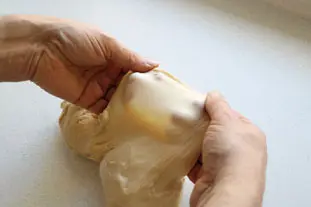 Pâte levée feuilletée (pâte à croissants) : Étape 5