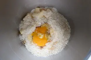 Pâte sablée coco : Étape 1