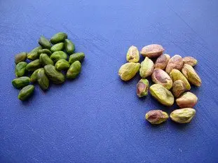 Pâte ou poudre de pistache : Étape 1