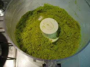 Pâte ou poudre de pistache : Étape 8