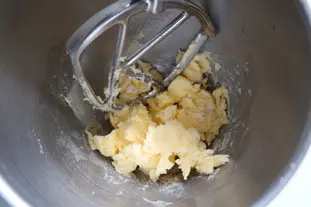 Pâte sablée au chocolat : Étape 1