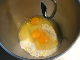 Pâte pour pâtes fraiches : Étape 1