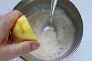 Crème aux herbes : Étape 4