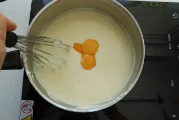 Sauce Mornay : Étape 2