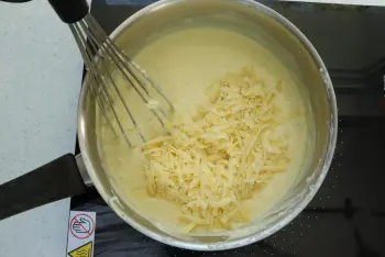 Sauce Mornay : Étape 4