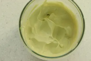 Mayonnaise à l'avocat : Étape 4