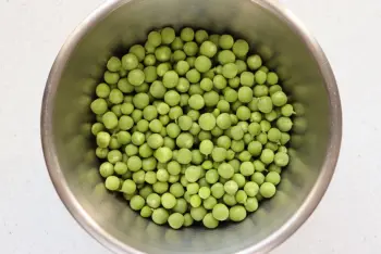 Pesto menthe et petits pois : Étape 1