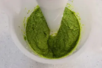 Pesto menthe et petits pois : Étape 6